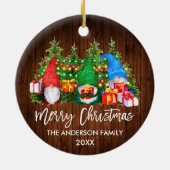 kerstboomverlichting voor penseelscript keramisch ornament (Achterkant)