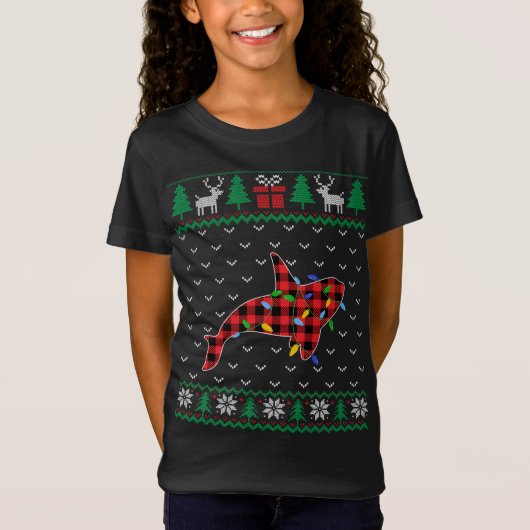 kerstboomverlichting voor walvisgerechten Versieri T-shirt (Voorkant)