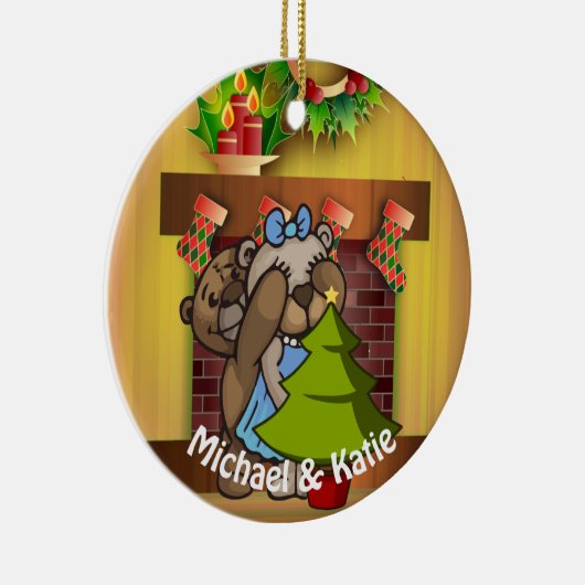 kerstboomverrassing keramisch ornament (Rechts)