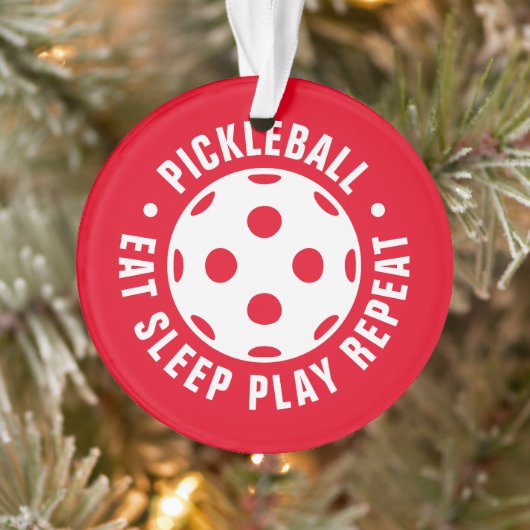 kerstboomversiering cadeau voor pickleballspeler ornament (Boom)