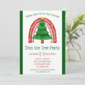 kerstboomversiering, decoratie kaart (Staand voorkant)