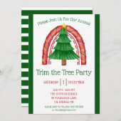 kerstboomversiering, decoratie kaart (Voorkant / Achterkant)