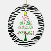 kerstboomversiering Ehlers-Danlos Keramisch Ornament (Links)