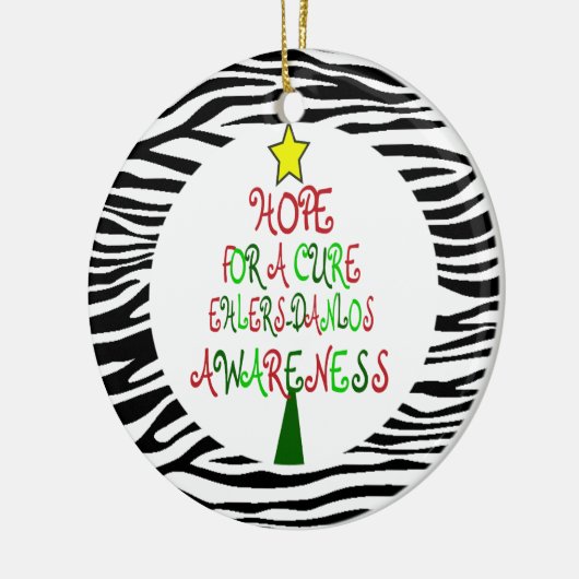 kerstboomversiering Ehlers-Danlos Keramisch Ornament (Links)