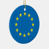 kerstboomversiering EU-vlag (EU-vlag) Keramisch Ornament (Rechts)