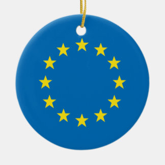 kerstboomversiering EU-vlag (EU-vlag) Keramisch Ornament