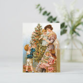  kerstboomversiering feestdagenkaart (Staand voorkant)