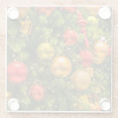 Kerstboomversiering Fotografeer Onderzetters (Achterkant)