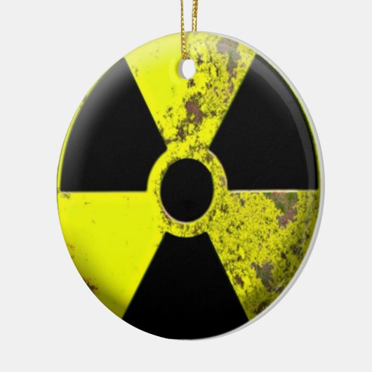 kerstboomversiering gevaarlijk afval keramisch ornament (Links)