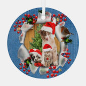 kerstboomversiering glas ornament (Achterkant)