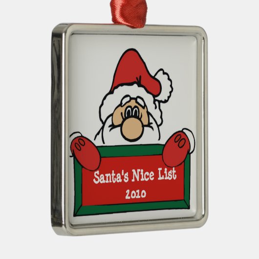 kerstboomversiering in de kerstkerstlijst van Sant Metalen Ornament (Rechts)