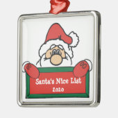 kerstboomversiering in de kerstkerstlijst van Sant Metalen Ornament (Links)