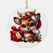 kerstboomversiering keramisch ornament (Voorkant)