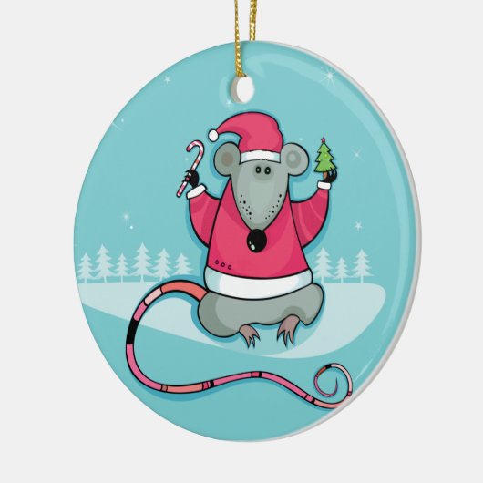 kerstboomversiering keramisch ornament (Links)