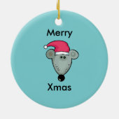 kerstboomversiering keramisch ornament (Achterkant)