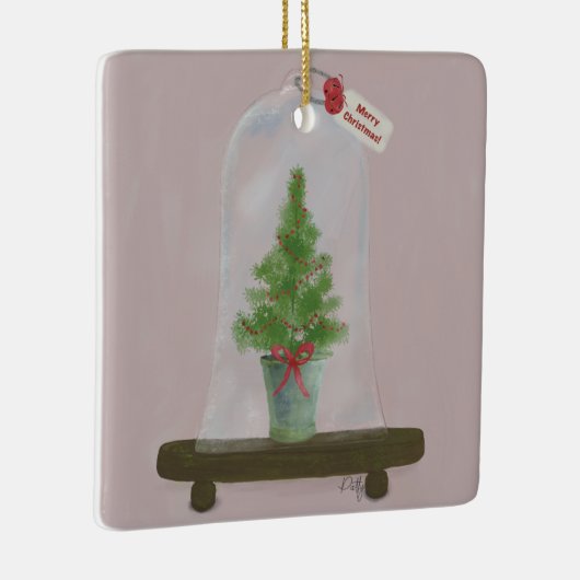 kerstboomversiering keramisch ornament (Rechts)