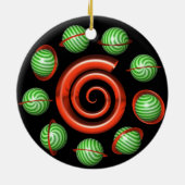 kerstboomversiering keramisch ornament (Achterkant)