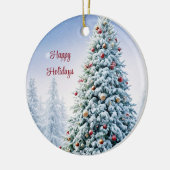 kerstboomversiering keramisch ornament (Links)