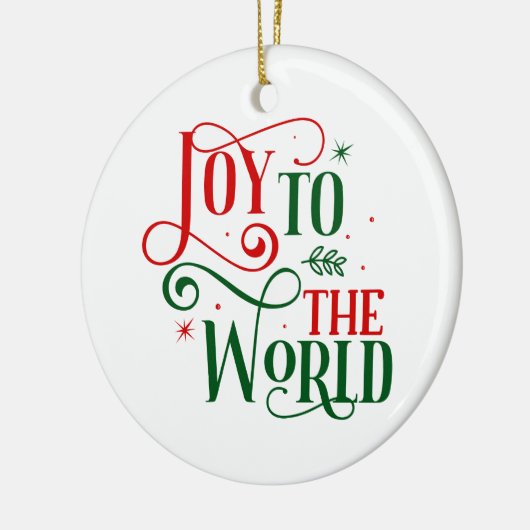 kerstboomversiering keramisch ornament (Links)