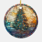 kerstboomversiering keramisch ornament (Achterkant)