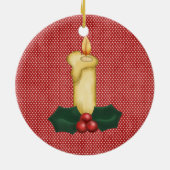 kerstboomversiering keramisch ornament (Achterkant)