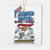 kerstboomversiering keramisch ornament (Links)