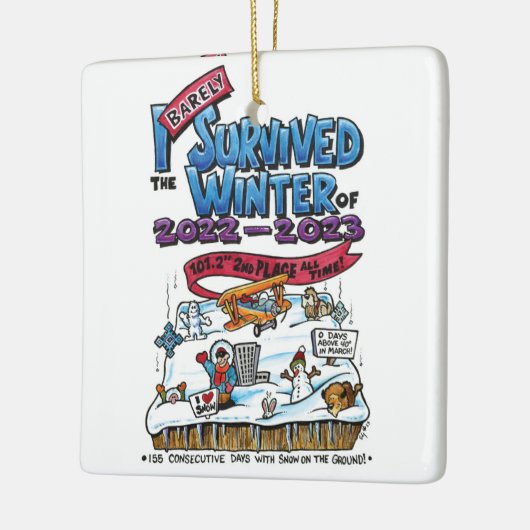 kerstboomversiering keramisch ornament (Links)