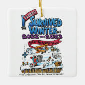 kerstboomversiering keramisch ornament (Voorkant)