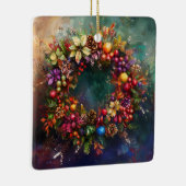 kerstboomversiering keramisch ornament (Rechts)