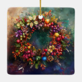 kerstboomversiering keramisch ornament (Achterkant)