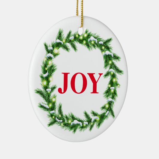 kerstboomversiering keramisch ornament (Rechts)