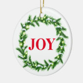 kerstboomversiering keramisch ornament (Links)