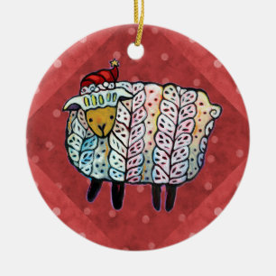 kerstboomversiering keramisch ornament
