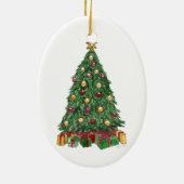 kerstboomversiering keramisch ornament (Achterkant)