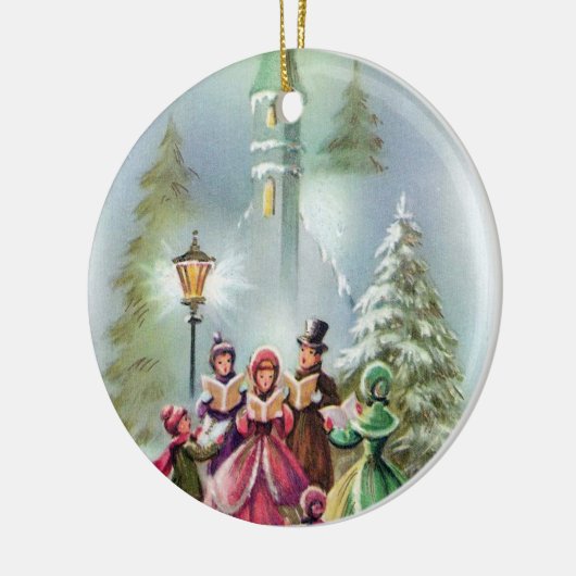 kerstboomversiering keramisch ornament (Links)