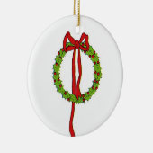 kerstboomversiering keramisch ornament (Rechts)