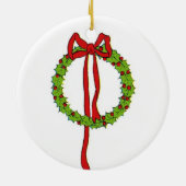 kerstboomversiering keramisch ornament (Achterkant)