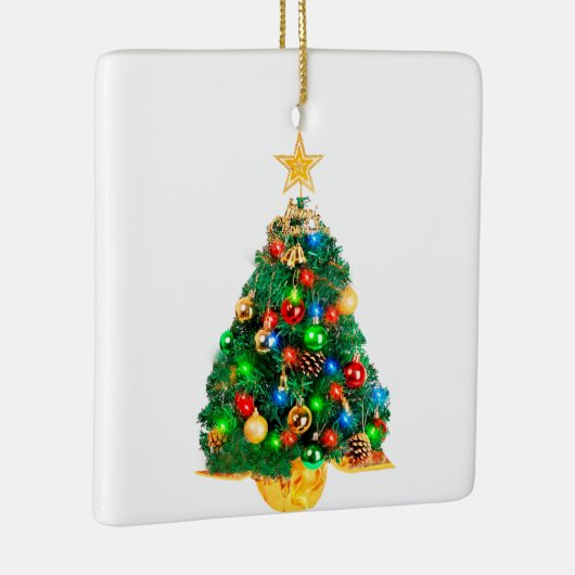 kerstboomversiering keramisch ornament (Rechts)