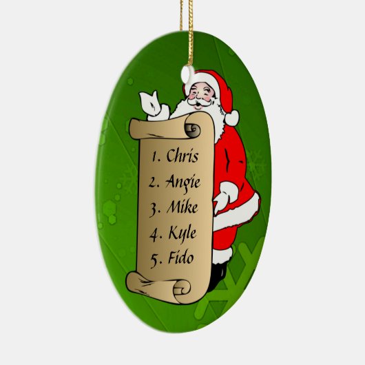 kerstboomversiering keramisch ornament (Rechts)