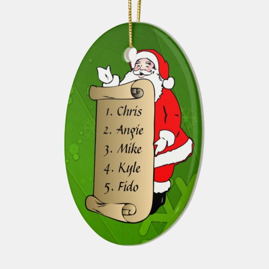 kerstboomversiering keramisch ornament (Links)