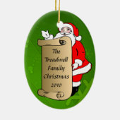 kerstboomversiering keramisch ornament (Achterkant)