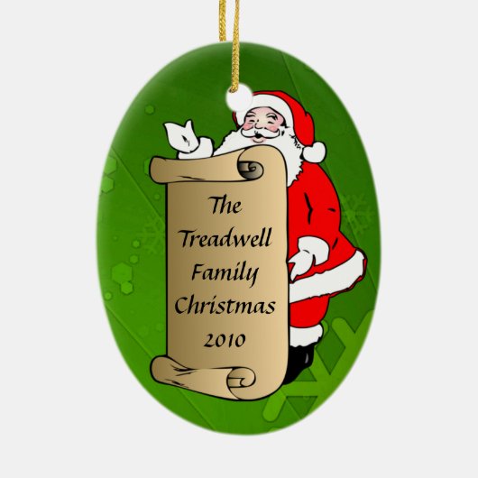 kerstboomversiering keramisch ornament (Achterkant)