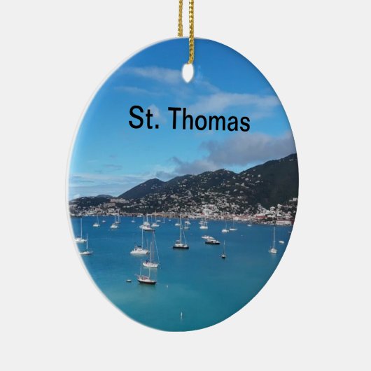 kerstboomversiering keramisch ornament (Rechts)