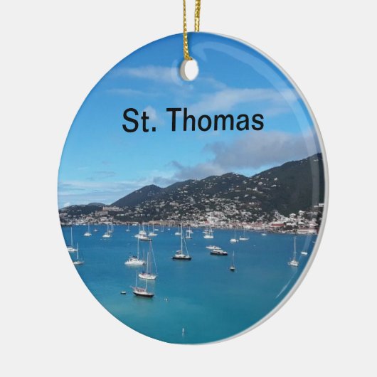 kerstboomversiering keramisch ornament (Links)