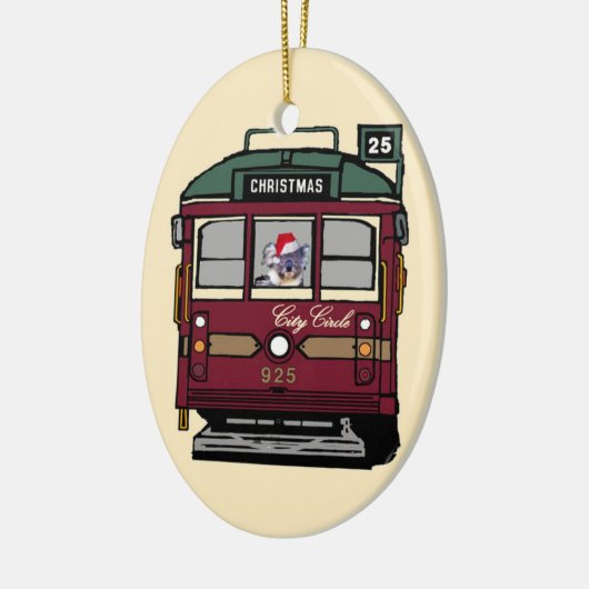 kerstboomversiering keramisch ornament (Links)