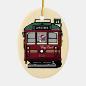 kerstboomversiering keramisch ornament (Voorkant)