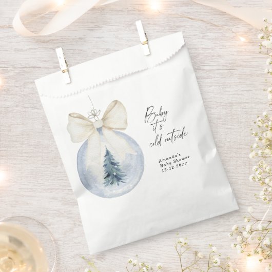 Kerstboomversiering met Baby shower van de boog Bedankzakje (Geknipt)