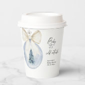 Kerstboomversiering met Baby shower van de boog Papieren Bekers (Voorkant)