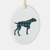 kerstboomversiering met de Duitse Shorthaired Poin Keramisch Ornament (Rechts)