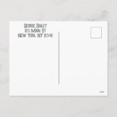 Kerstboomversiering met diamant kerstkaart feestdagenkaart (Achterkant)